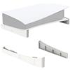 MOUDOAUER Supporto di raffreddamento orizzontale per console bianca Supporto antiscivolo per PS5 Accessorio pezzo di ricambio