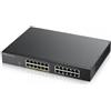 ZYXEL SWITCH MANAGED 24 PORTE GIGABIT DI CUI 12 POE, SUPPORTO IPV6, VLAN, RACK