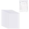 DHSBGWSX 10 sacchetti trasparenti in polietilene (PE), 50 x 70 cm, chiusura lampo trasparente, 3,5 litri, sacchetti per la conservazione