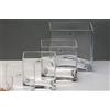 Sandra Rich Vaso cubico di vetro, di Sandra Rich, Vetro, clear, 16 cm high Diameter 16,0 x 16,0 cm