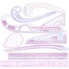 LANDUM Sewing Rulers Set, 9pc per Cucire Misura Righello per Curva Francese Sartoria su Misura Modello di Disegno Set di Strumenti Artigianali