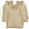 GreatRise Sacchetti di iuta con coulisse, 10 pezzi, 25 x 35 cm, sacchetti regalo, grandi sacchetti di iuta, sacchetti regalo per calendario dell'Avvento, gioielli, fai da te, bomboniere, matrimonio