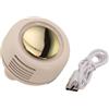 MoSundi Ventilatore portatile con clip in vita, ventilatore da collo, flusso d'aria a 360°, ventole portatili a 3 velocità, ricaricabile, ventola di raffreddamento personale per ufficio, viaggi e