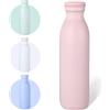 AMFUN Borraccia Termica 600ml in Acciaio Inox, Bottiglia Thermos a Prova di Perdite, Borraccia Termica, Borracce Termiche Prova di Perdite, Bottiglia Isolata, Senza BPA