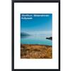kollyseek 30x45 cm in MDF Cornice foto e acrilico nero per appendere e posizionare salotto decorativo (black)