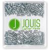Jouis Lighter Flints - Pietre focaie universali di ricambio per accendino compatibili con la maggior parte degli accendini (100x, Argento)