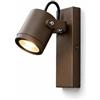 TEKHOME Applique da Esterno Orientabile, Lampada da Parete Moderna per Giardino e Terrazzo, Faretto Regolabile in Alluminio e Vetro, Luce Direzionabile per Facciata, Lampadina Non Inclusa 539WA-B172-C