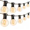 LaPitio Catena Luminosa Esterno 60M, IP45 Impermeabile Collegabile | Luci da Esterno con 100+4 Lampadine Plastica Infrangibile, 2500K Bianco Caldo per Giardino, Patio, Feste, Matrimoni