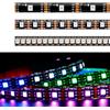TOPXCDZ DC5V APA102 SK9822 - Striscia dati e orologio separatamente Smart LED pixel; 1 m/5 m; 30/60/144 LED/pixel/m; IP30/IP65/IP67 (Black PCB IP30, 5 m 60 LED/M)