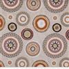 Kt KILOtela - Tessuto Canvas Stampato, Rivestire, Foderare, Divani, Tavolo, Sedia, Letto, Tende, Cuscini, Borse, Portafogli, 100 cm Lunghezza x 280 cm Altezza, Mandala, Martini, Multicolore - 1 Metro