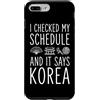 Korean Seoul Culture Hangul Travel Souve Custodia per iPhone 7 Plus/8 Plus Ho controllato il mio programma e dice Corea