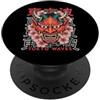 Hannya Oni By Tokyo-Waves Yokai Oni Maschera Diavolo Giapponese Demone Tattoo Oni Mask PopSockets PopGrip Adesivo
