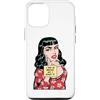 Grandio Design Funny Pop Art Gifts Custodia per iPhone 12/12 Pro I May Be Wrong But I Doubt It Sarcastico Vintage Pop Art Girl