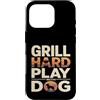 Backyard Bbq Dog Lover Custodia per iPhone 16 Pro Grill Difficile Giocare Con Cane Backyard Barbecue Amante