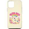 Rainbow Ego Co Custodia per iPhone 12/12 Pro Carino Divertente Unicorno Arcobaleno Alpha Meme Parodia Mas