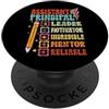 Camicie e regali InGENIUS Assistant Prin Regalo di apprezzamento per l'assistente del preside Groovy PopSockets PopGrip Adesivo