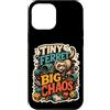 Jimbeels Custodia per iPhone 12 Pro Max Tiny Ferret Big Chaos umorismo furetto