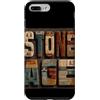 Stone Age Outfit Custodia per iPhone 7 Plus/8 Plus Incredibile Stone Age Look per Uomo e Donna