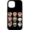 Korean Seoul Culture Hangul Travel Souve Custodia per iPhone 15 Cucina coreana Samgyeopsal Bibimbap Kimchi Corea Seul