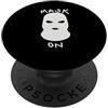 MASK ON SKI MASK Clothing Funny MASK ON COVID Hiphop, graffiti art street thg short PopSockets PopGrip Adesivo