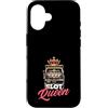 Casino Gambling & Slot Machine Vegas App Custodia per iPhone 16 Slot Queen Casino Gioco d'azzardo Jackpot Vincitore Vegas Macchina