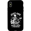Bass Legends Jam Studio Custodia per iPhone X/XS Solo 1 Più Basso I Promise Funny Bassista Player