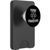 Pawsitive Cool Designs Think Pawsitive - Stampa di zampa di cane o gatto - pensiero positivo PopSockets PopWallet per MagSafe
