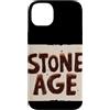 Stone Age Outfit Custodia per iPhone 14 Plus Fantastico costume dell'età della pietra per ragazzi e ragazze