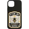 Nature Before Bots Custodia per iPhone 15 Plus Bee Humor Proteggere Api Amante della natura Miele Apicoltura