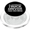 RETIRED TRUCK DRIVER PRODUCTS Un leggendario camionista ha ritirato Truckie Trucker Veteran PopSockets PopGrip per MagSafe