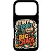 Jimbeels Custodia per iPhone 17 Pro Tiny Ferret Big Chaos umorismo furetto