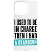 Funny Family & Parenting Humor Designs Custodia per iPhone 15 Pro Max Ho usato per essere al comando, poi ho avuto un nipote divertente