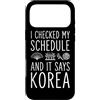 Korean Seoul Culture Hangul Travel Souve Custodia per iPhone 17 Pro Max Ho controllato il mio programma e dice Corea