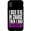 Funny Family & Parenting Humor Designs Custodia per iPhone X/XS Ho usato per essere al comando, poi ho avuto uno scherzo sulla nipote