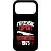 True Crime Merch for Investigative Crime Custodia per iPhone 17 Pro Max Esperto forense dalla nascita 1975 Compleanno a tema crimine vero