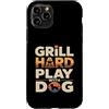 Backyard Bbq Dog Lover Custodia per iPhone 11 Pro Grill Difficile Giocare Con Cane Backyard Barbecue Amante