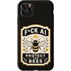 Nature Before Bots Custodia per iPhone 11 Pro Max Bee Humor Proteggere Api Amante della natura Miele Apicoltura