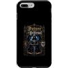 Medieval Knight Future Paladin Fantasy Custodia per iPhone 7 Plus/8 Plus Futuro Medievale Cyber Knight Templare Fantasy