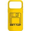 RETRO TECH MERCH Custodia per iPhone 17 Pro Max Don't Flop Retro 3.5 Inch Floppy Disk Divertente Vintage Tech Pun