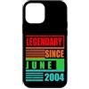 Lustige Geburtstagssprüche zum 22. B-Day Custodia per iPhone 12 mini 22° compleanno leggendario dal giugno 2004 frase di compleanno