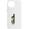 Timowo Studio Custodia per iPhone 14 Giraffa Diploma Lettera I Alfabeto Animale