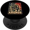 Ancient Greek Mythology Titan Kronos Pow Kronos Titano greco Dio del Tempo Mitologia Potere PopSockets PopGrip Adesivo