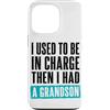 Funny Family & Parenting Humor Designs Custodia per iPhone 13 Pro Ho usato per essere al comando, poi ho avuto un nipote divertente