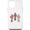Trendy Grace Designs Custodia per iPhone 12 mini Carino Christian Coquette Croce Rosa Leopard Faith Design