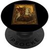 Icone ortodosse orientali di San Giorgio Icona ortodossa di San Giorgio e il drago PopSockets PopGrip Adesivo