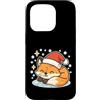 fox winter santa hat sleeping snow winte Custodia per iPhone 15 Pro Inverno volpe addormentata con cappello