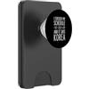 Korean Seoul Culture Hangul Travel Souve Ho controllato il mio programma e dice Corea PopSockets PopWallet per MagSafe