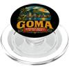 Democratic Republic Congo Souvenir Gift Vintage Goma DR Congo Viaggio Souvenir Regalo PopSockets PopGrip per MagSafe