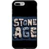 Stone Age Outfit Custodia per iPhone 7 Plus/8 Plus Costume divertente dell'età della pietra