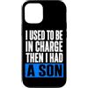 Funny Family & Parenting Humor Designs Custodia per iPhone 12/12 Pro Ho usato per essere al comando, poi ho avuto un figlio divertente